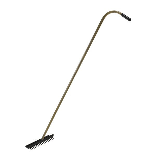 Skaft til bunkersrive, bøyd skaft