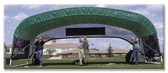 Mobilt tak for drivingrange