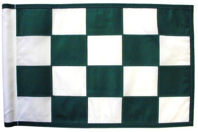 Green flagg Rutete, Grønt/ Hvitt PGM