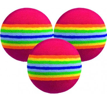 Skummgummi golfball for innebruk (6 stk)