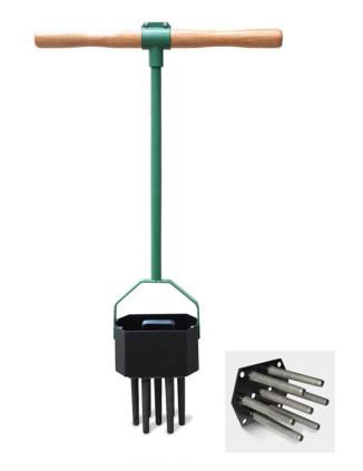 Seven tine hand areator HQ