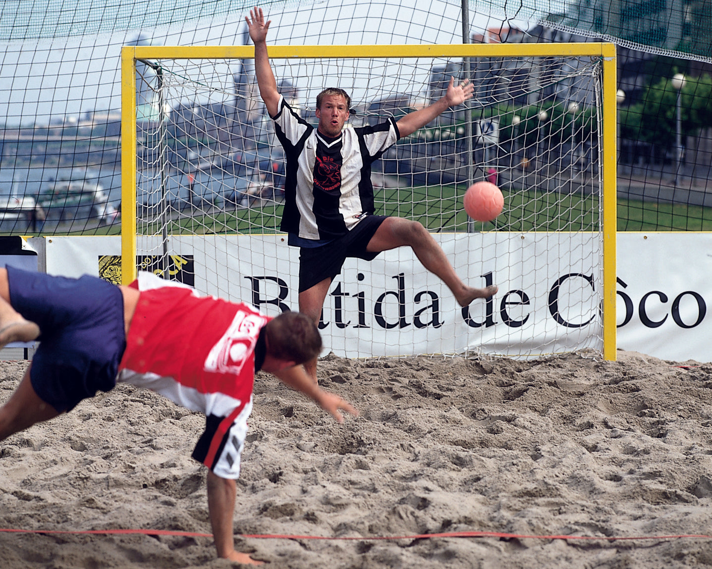 Nett til Beach Håndball mål, Hvitt