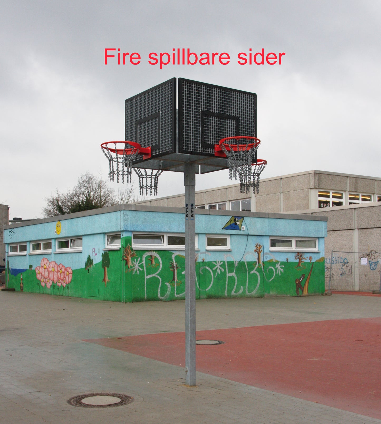 Basketanlegg 4-sidig "Uknuselig"