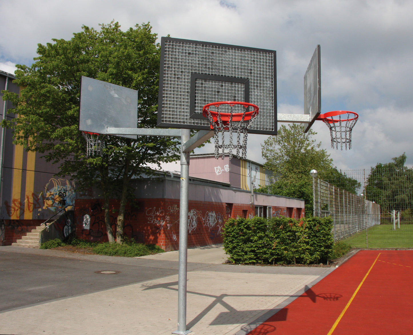 Basketballanlegg 3-sidig "Uknuselig"