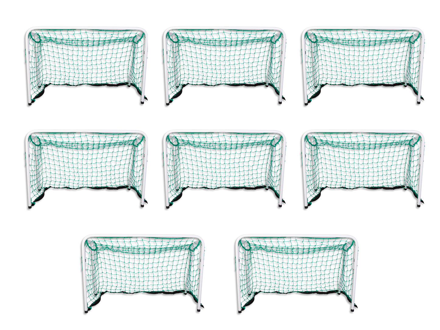 Mini fotballmål pakke: 8 stk 60 x 90 cm