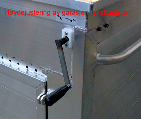 360-graders hjul til garasje høydehopp