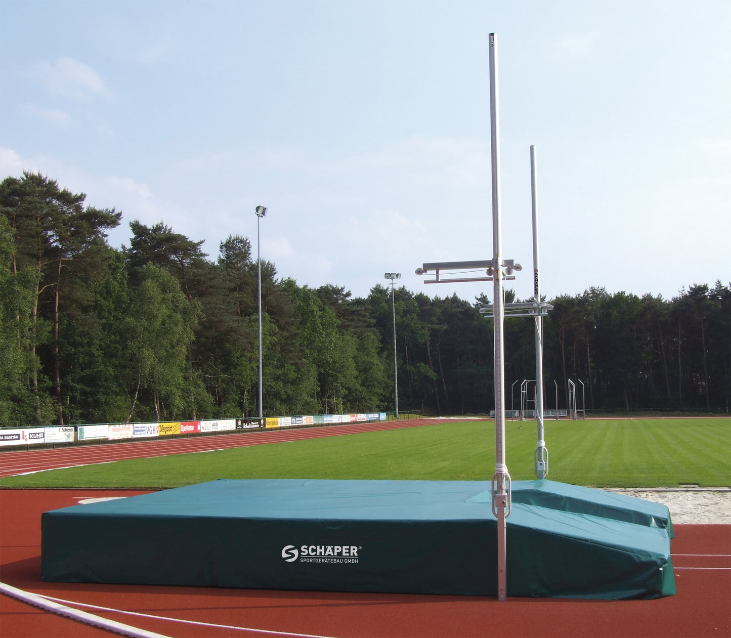 Matte til stavhopp 8x6m - Gullversjon