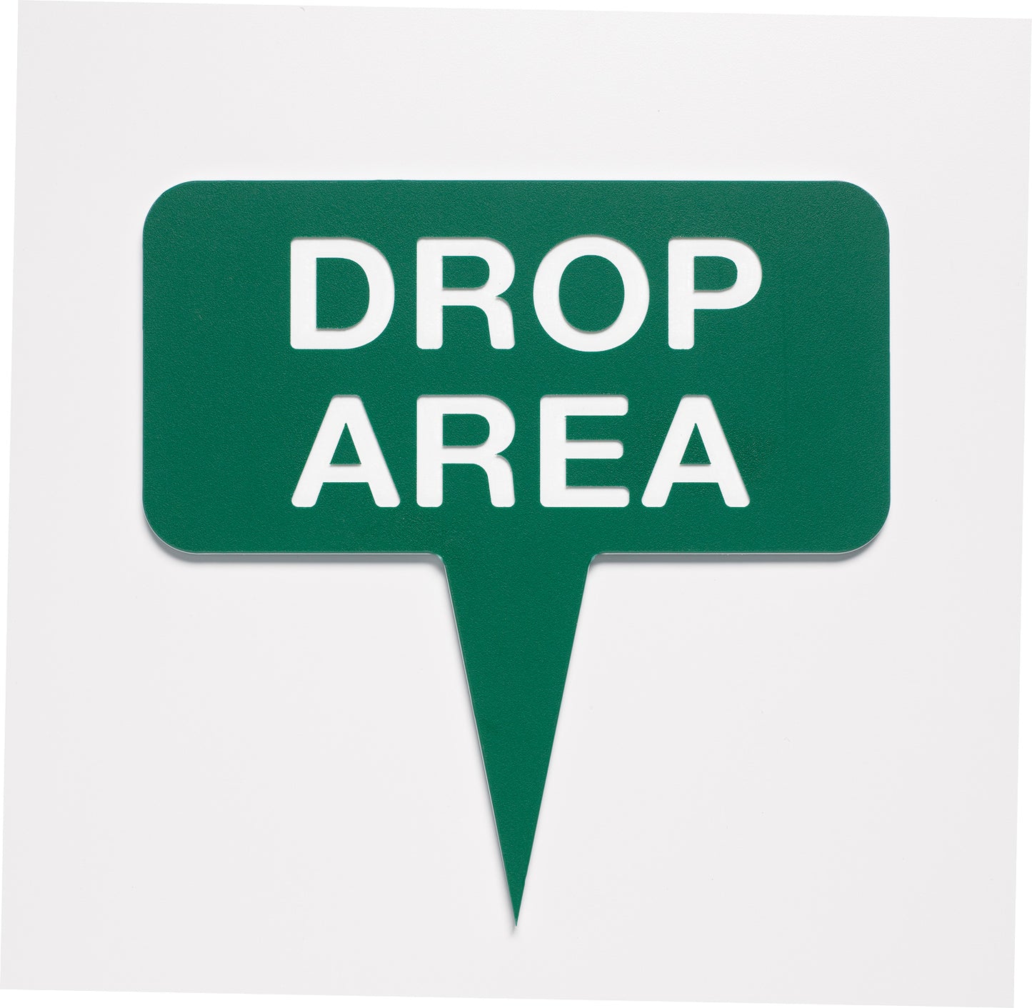 5" x 10" Double-Sided Green Line Sign