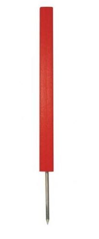 Premium hindermarkør 61cm, rød