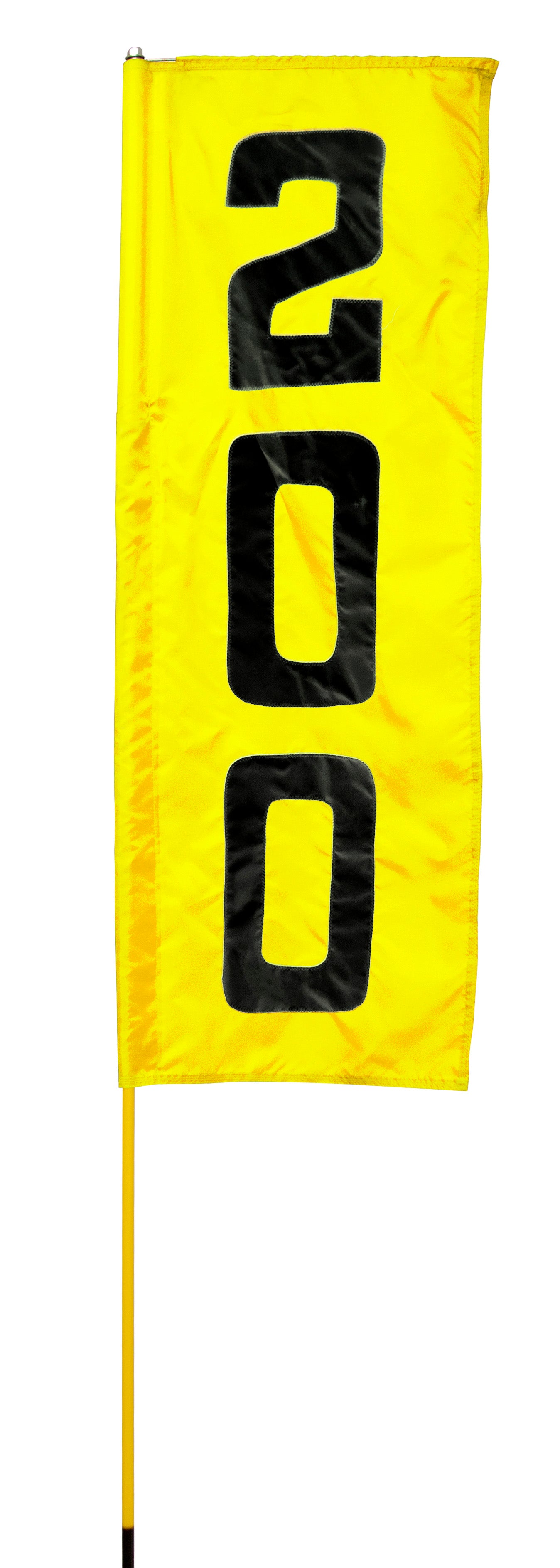 Vertical Range Flag-Medium Blue
