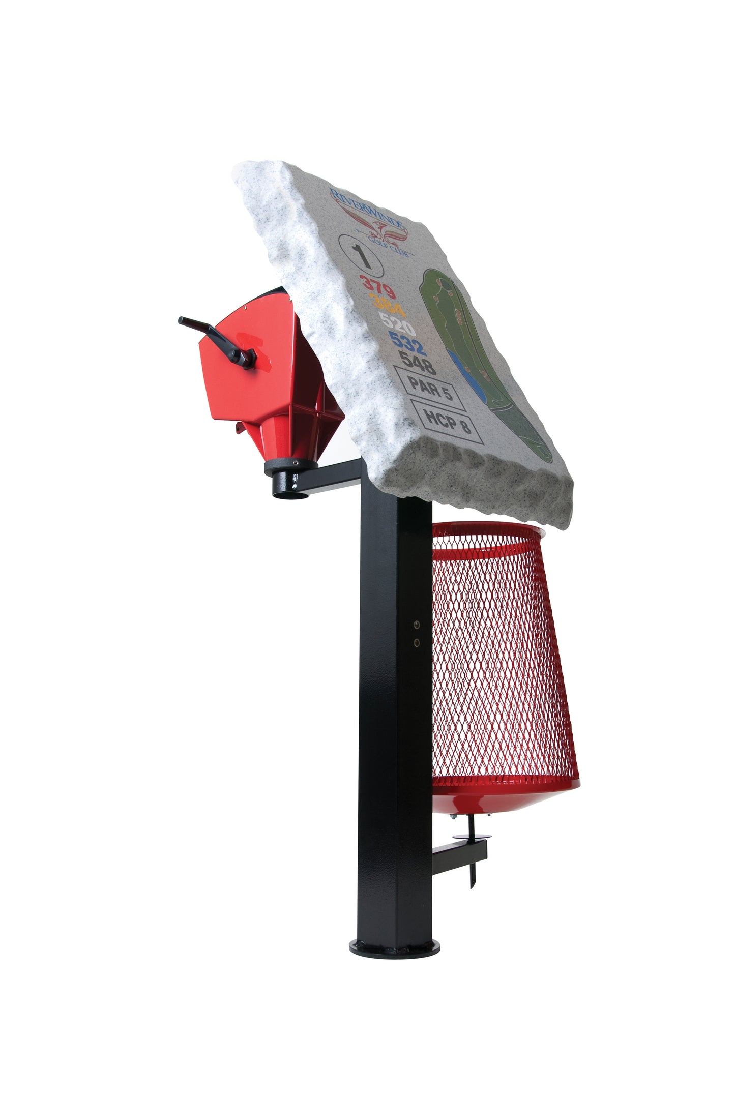Turfstone Tee Console-Red Classic Ball