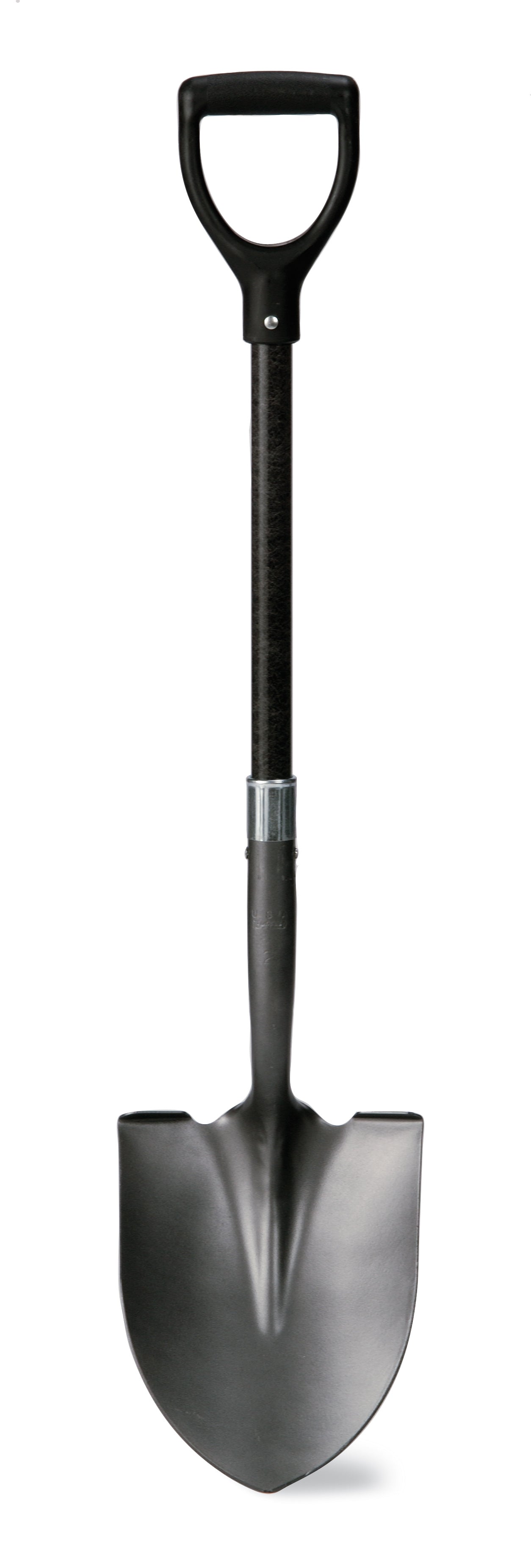 Round Point Shovel-27" Black Fiberglass