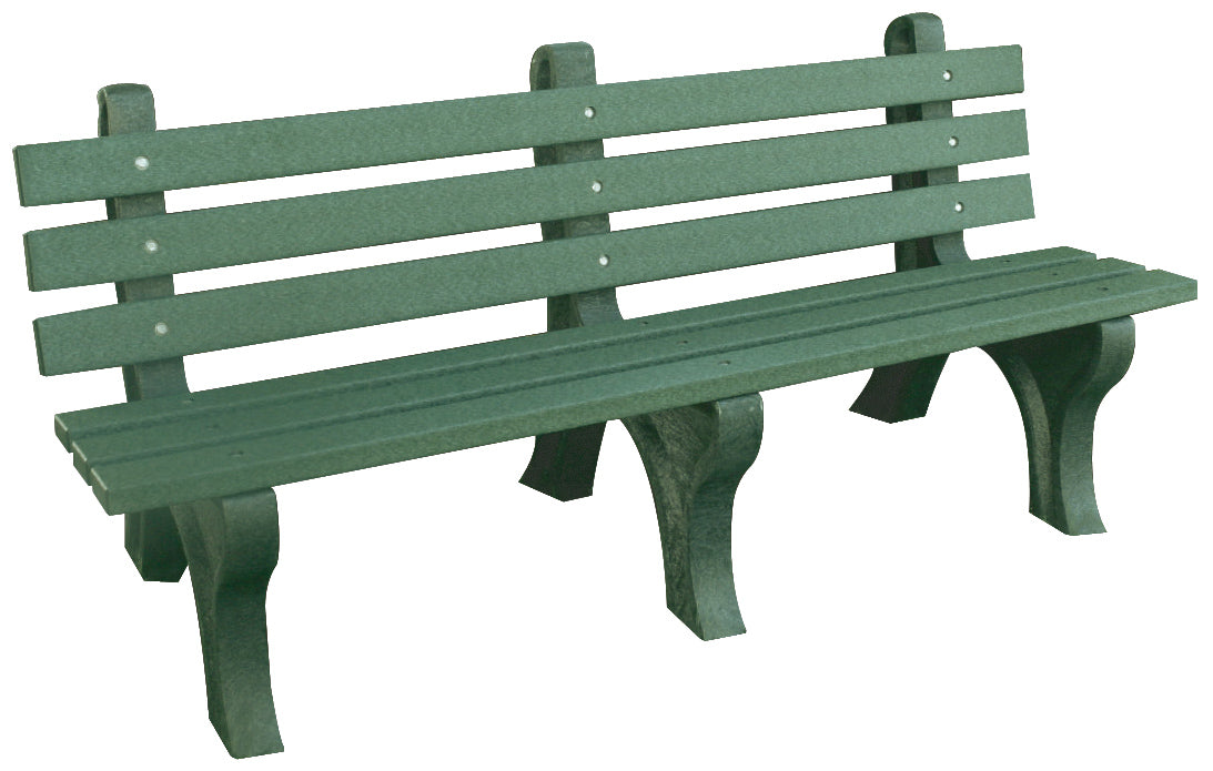 6 Ft. Back Bench-Brown