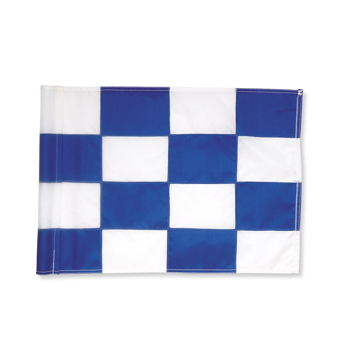 Nylon Checkered Medium Blue & White