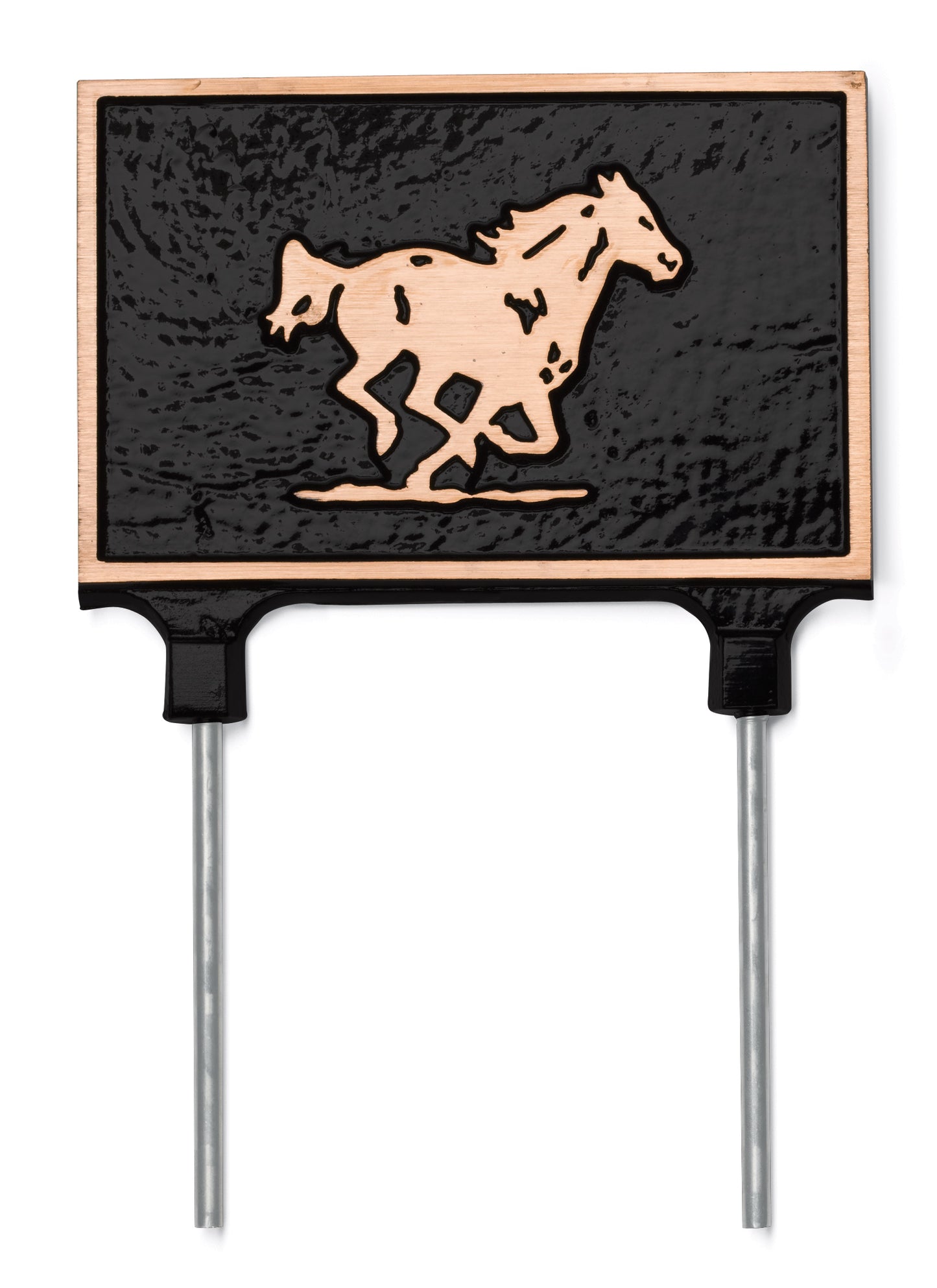 Rectangle Bronze Tee Marker-Red