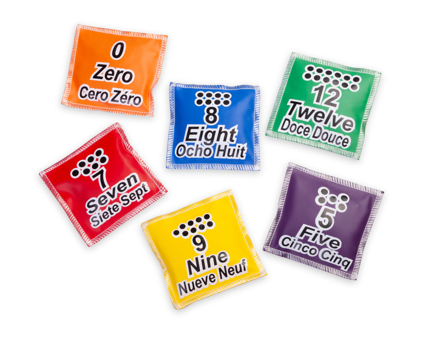 Erteposer med tall - Pakke med 15stk