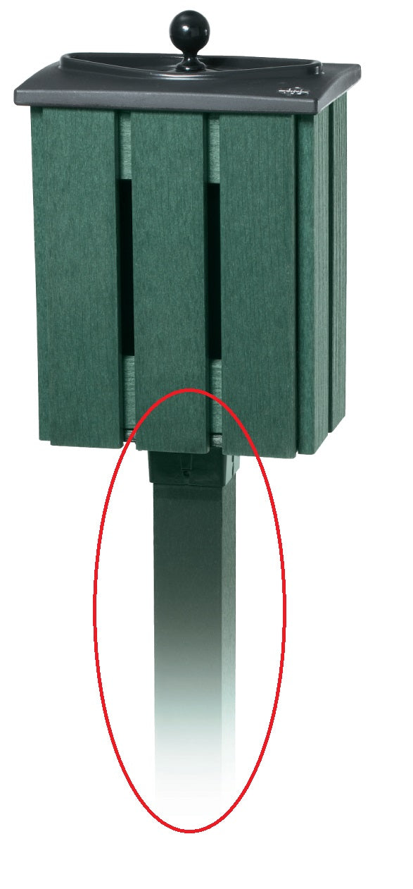 Single - Post Mounting Kit - Black