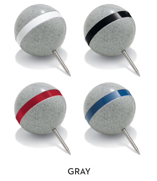 Banded Tee Marker, Gray Granite