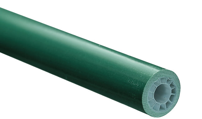 54" Rake Handle w/ grip, green Honeycomb