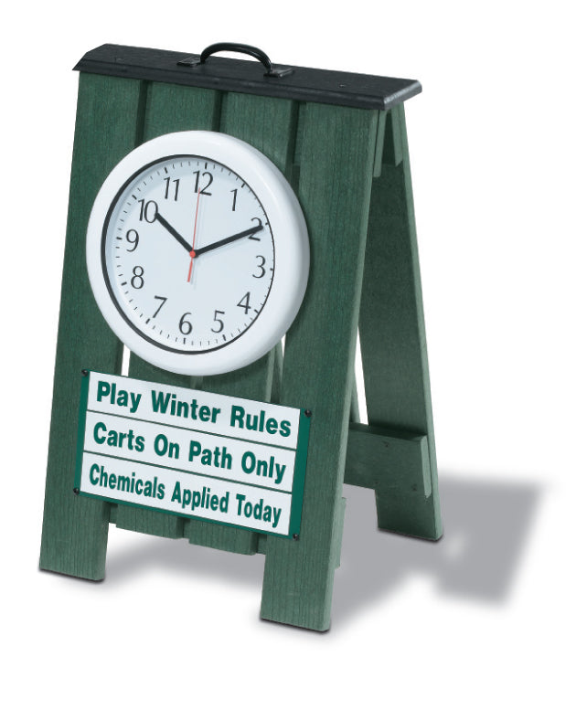 Clock Pro - Green, Single Sided