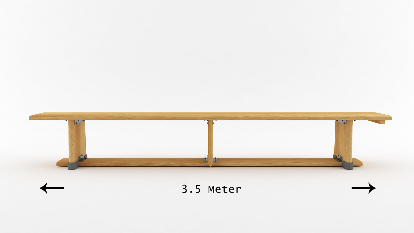 Gymnastikkbenk 3,5m