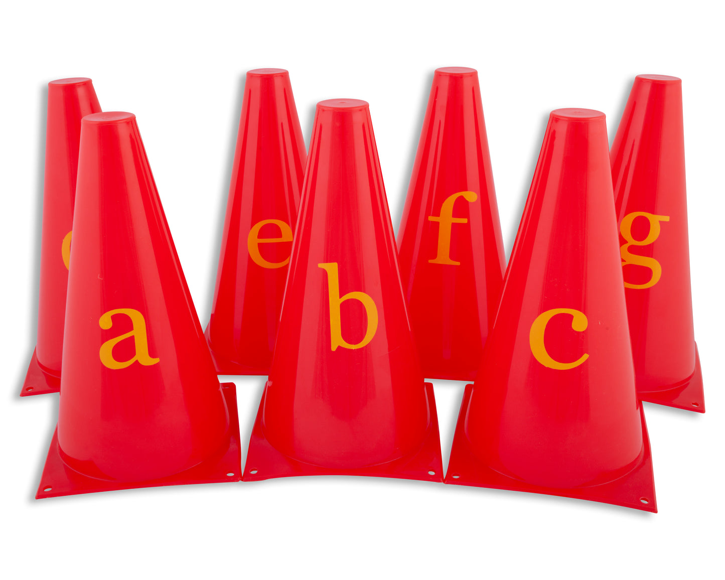 Kjegler med bokstaver Sett med 26stk