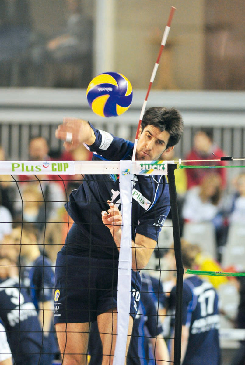Volleyball antennelomme, innendørs