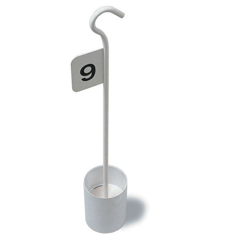 Putting-greenmarkering i stål
