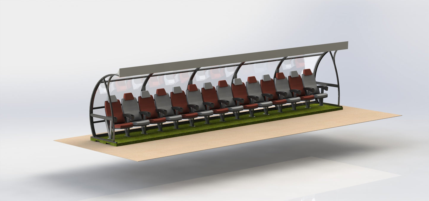 Innbytterbenk VIP - 14 personer