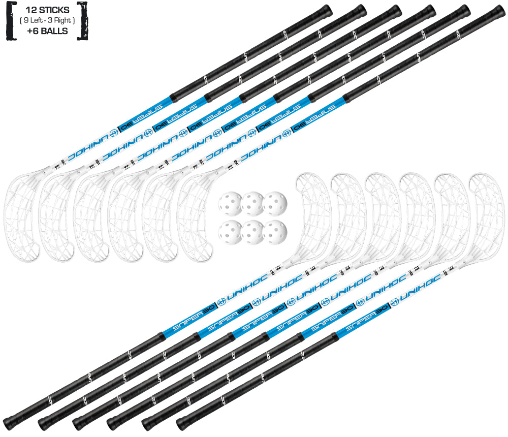 Unihoc Sniper sett 96cm - 12 køller