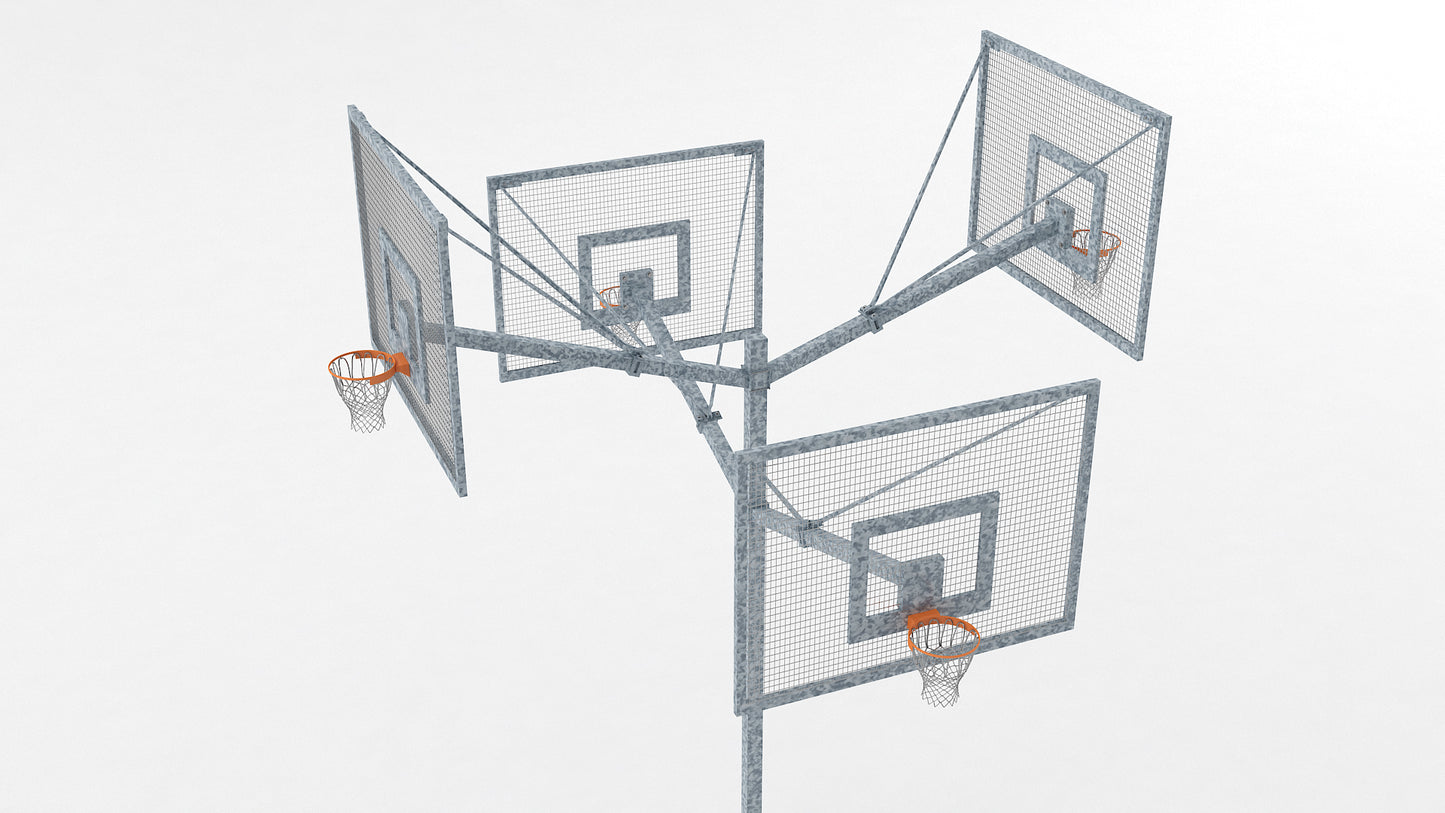 4-sidig basketballanlegg