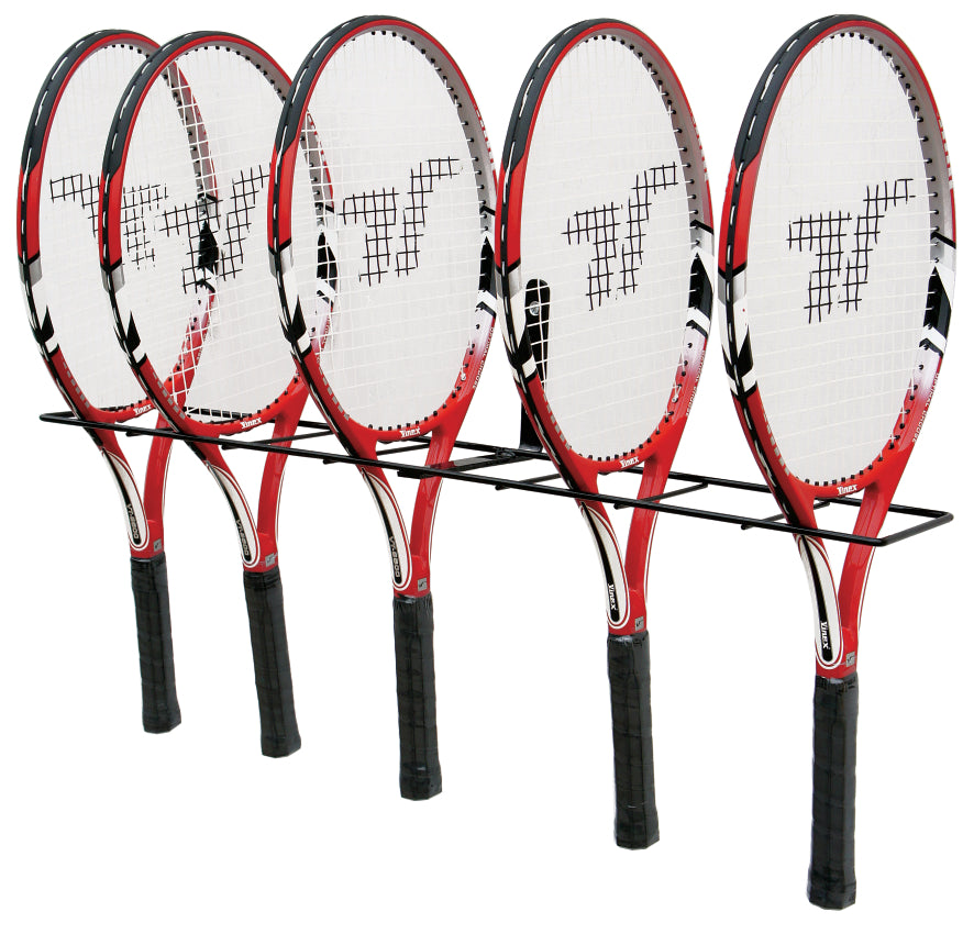 Veggoppheng badminton- og tennisracketer