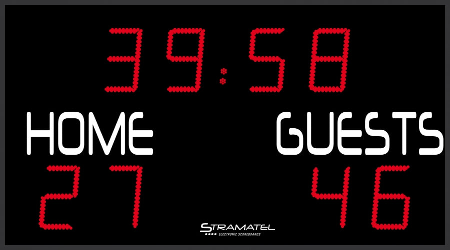 Kampur/resultattavle 60m lesbarhet