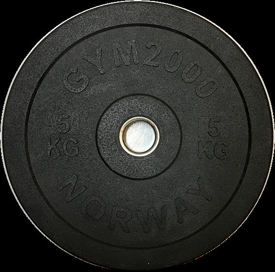 Olympisk bumperplate Pro 5 kg 50 mm