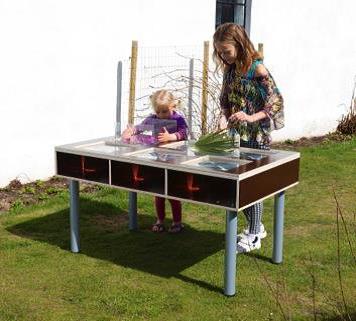 utendørs klappbord i vannfast finer