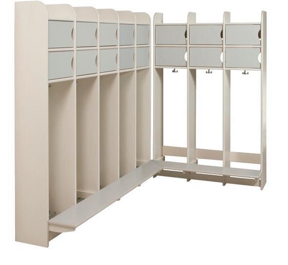Norplay mega lux hjørnemodul med laminatbenk 5 rom