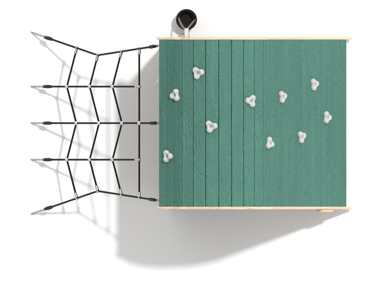 8452 - Robinia Play Lekehus med klatrenett