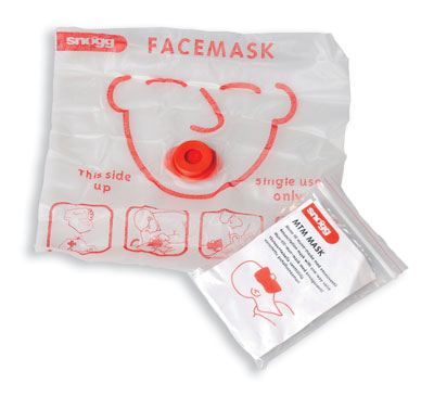 Munn til munn maske med ventil