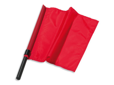 Linjedommer flag - Rød