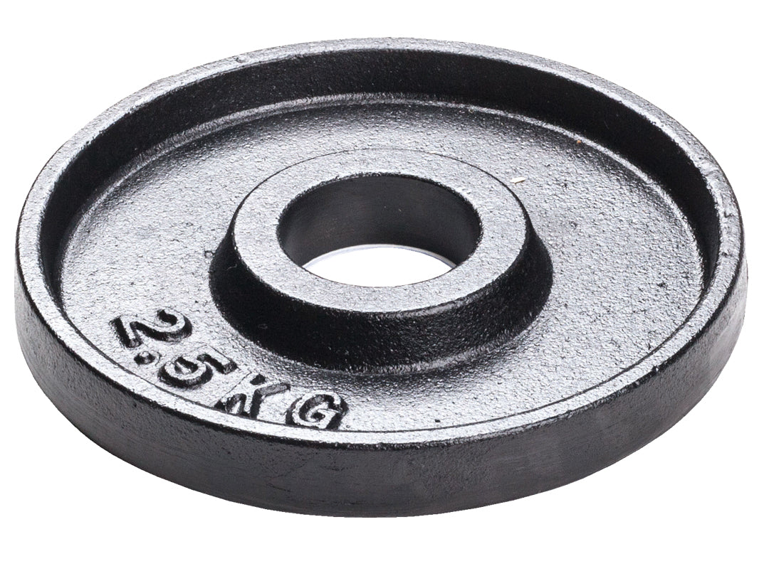 Vektskive Støpejern 2,5 kg - 50mm