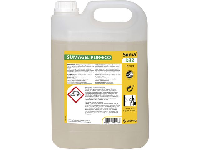 Rengjøring SUMA Gel Pure-Eco D32