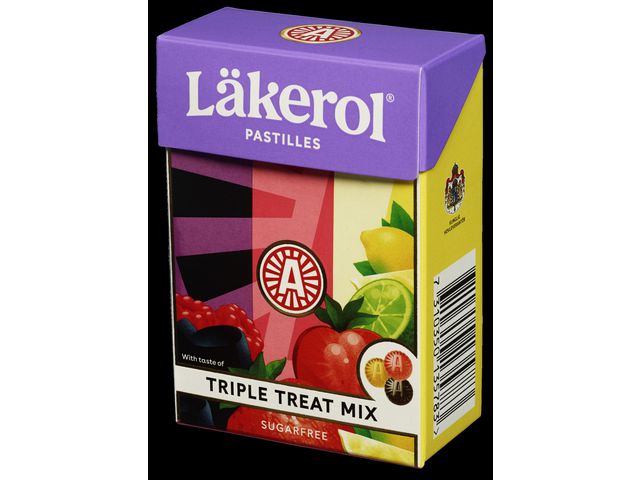 Pastiller LÄKEROL Triple Treat Mix 75g