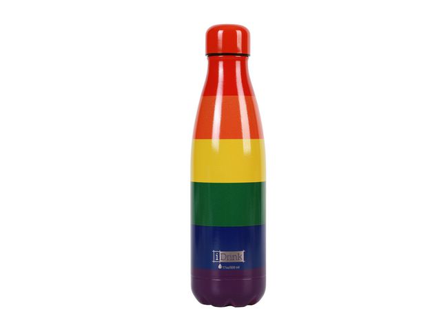 Termoflaske IDRINK 500ml regnbue