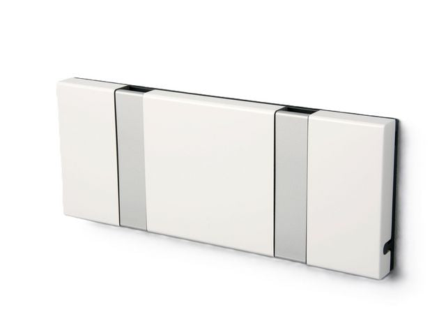 Klesknagg KENSON knax 2 kroker grå/hvit