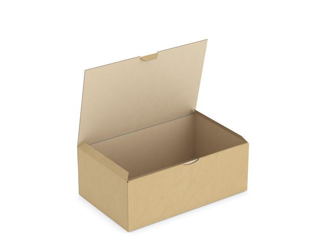 Posteske 350x220x130mm brun