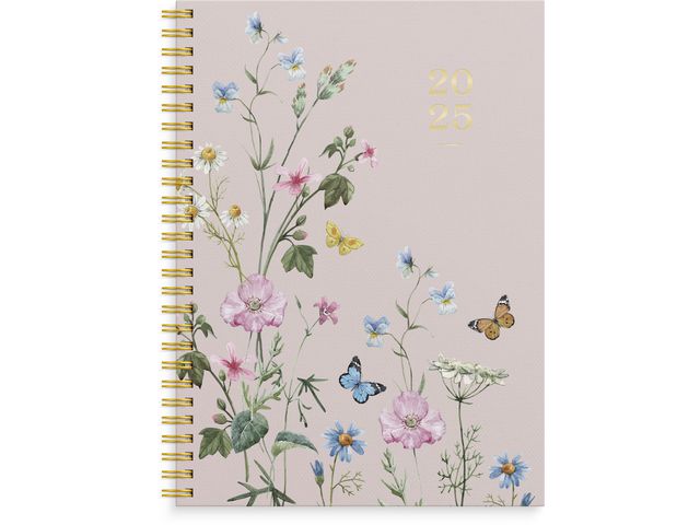 Ukekalender GRIEG Multi A5 2025 blomster