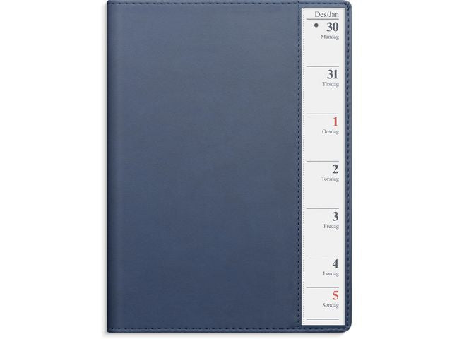 Ukekalender GRIEG Scorpio A5 2025 blå