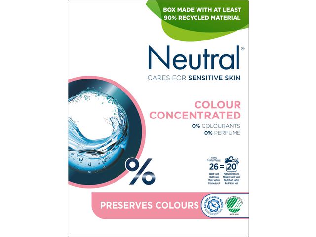 Tøyvask NEUTRAL pulver Colour 1040g