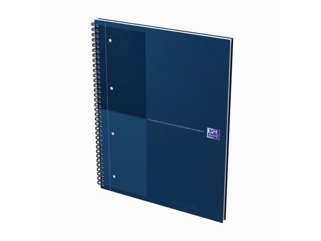 Notatbok OXFORD Int. A4+ linjer p blå