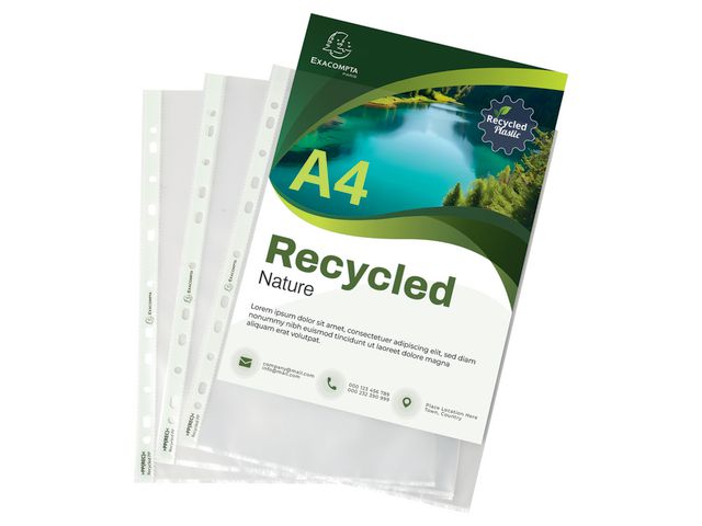 Plastlomme EXACOMPTA Recy A4 120my (25)